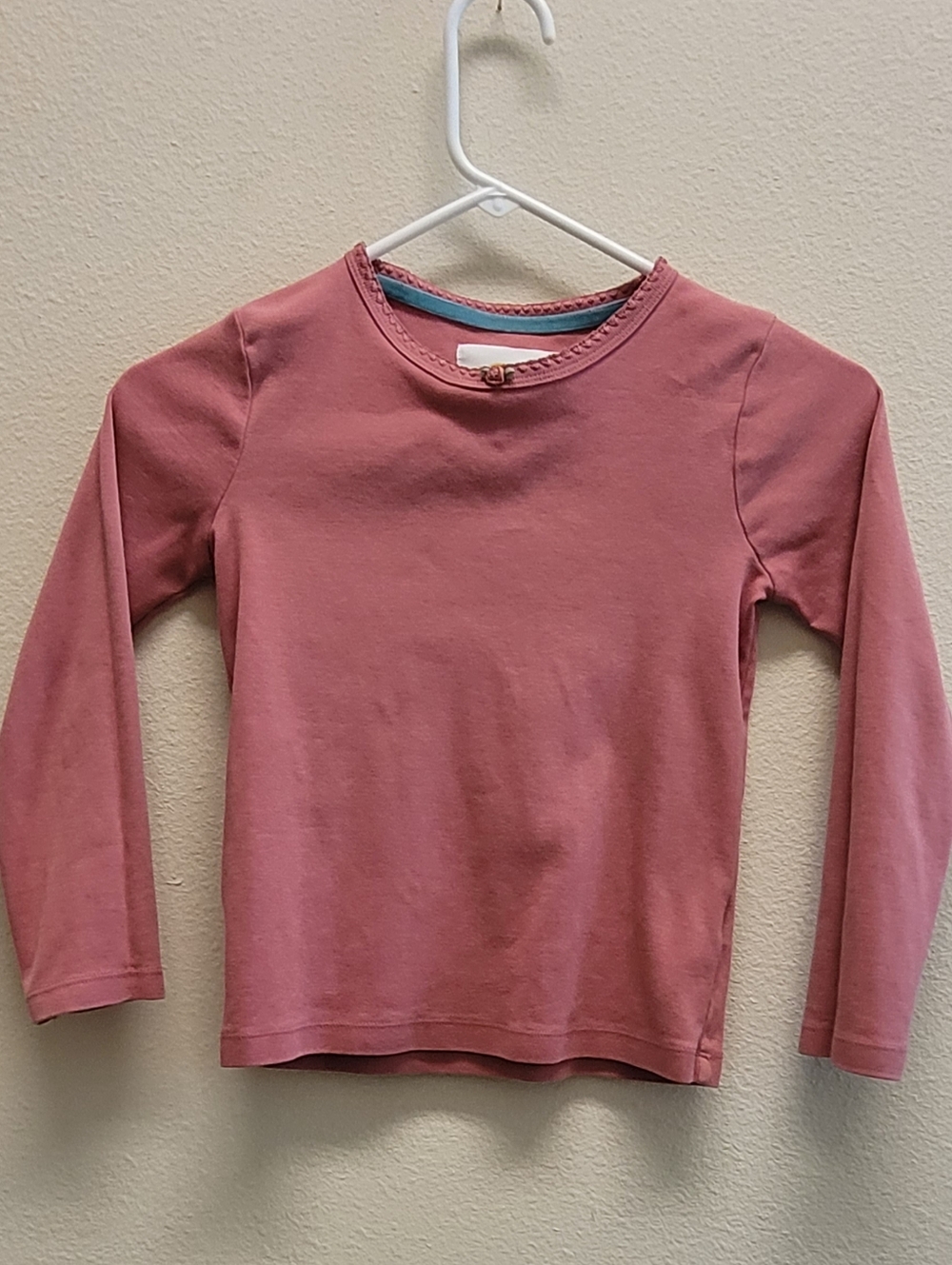 Mini Boden Girls Long-Sleeve Tees in Dusty Rose & Pink - Picture 3 of 10